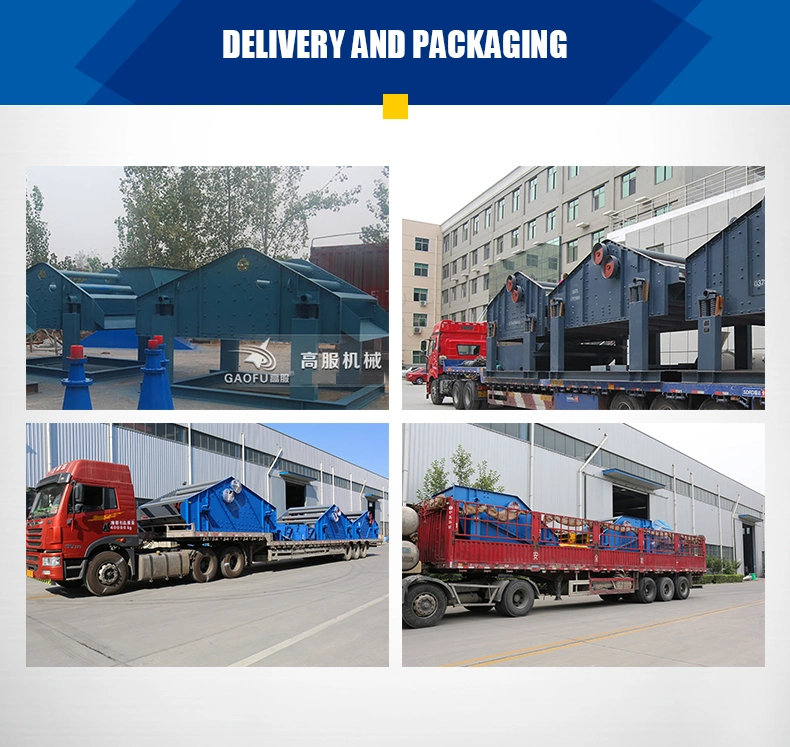Salt Industry Dewatering Sieving Machinery Carbon Steel Dehydration Vibrating Screen