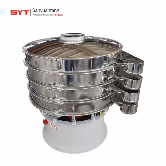 음식을 위한 포도당 분말 진동체 스크린 304 스테인리스 분리기 여과기 체 셰이커