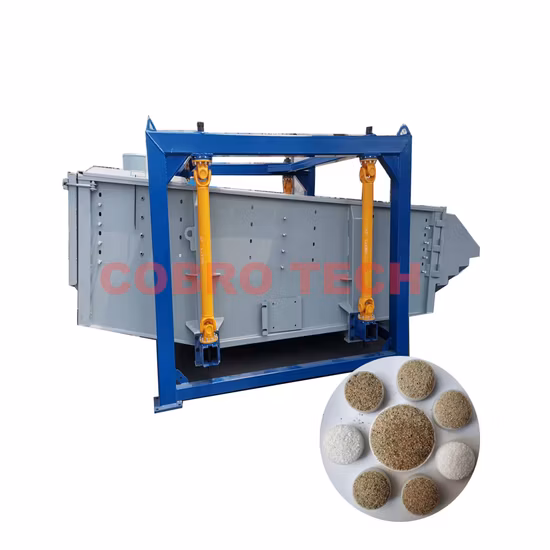 대용량 Frac 모래 광장 텀블러 스크린 실리카 모래 선회 스크리너